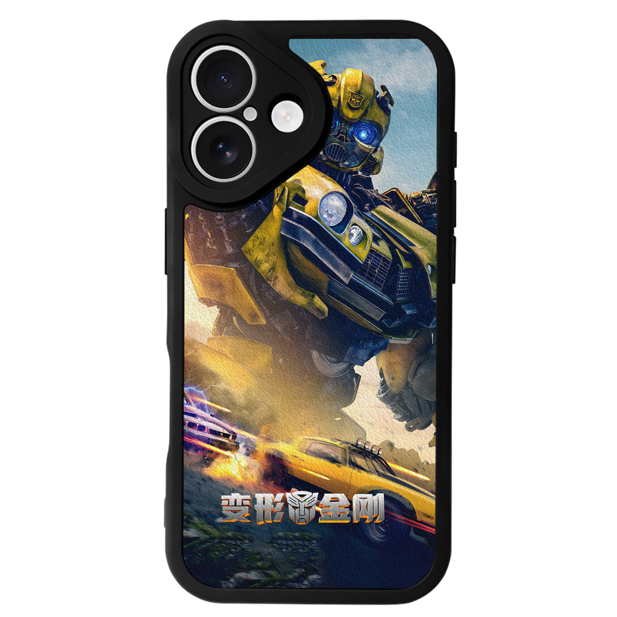 （画像用） Transformers トランスフォーマー 【iPhone 16シリーズ対応】シリコンスマホケース（レザー調） 材質：シリコン